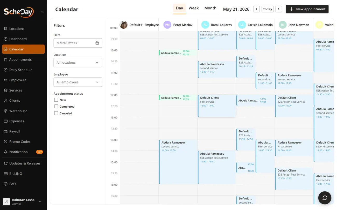 ScheDay calendar on laptop and mobile