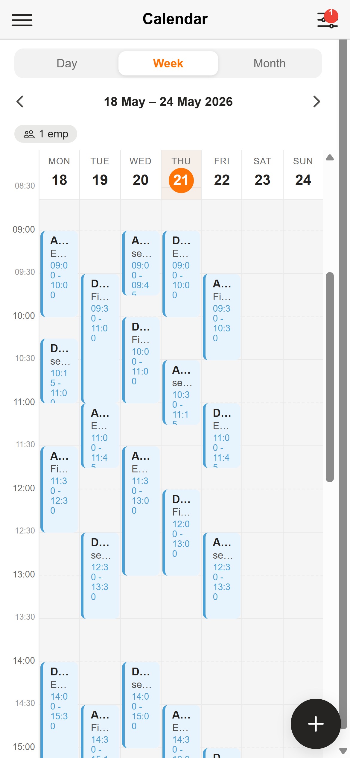 ScheDay mobile calendar